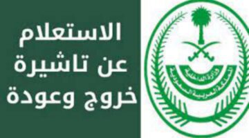 “وزارة الداخلية تتيح الاستعلام عن تأشيرة الخروج والعودة برقم الإقامة في السعودية