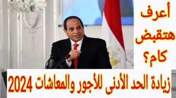 وزارة المالية المصرية تعلن عن رفع الحد الأدنى للأجور 2024