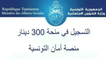 “قدم الآن قبل الغلق” .. رابط التسجيل في منحة 300 دينار 2024 تونس وقبول من به هذه الشروط
