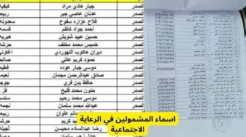 وزارة العمل تعلن رابط استخراج أسماء المشمولين بالرعاية الاجتماعية الوجبة الاخيرة في العراق 2024