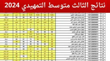 “وزارة التربية العراقية” رابط نتائج الصف الثالث متوسط 2024 التمهيدي في العراق