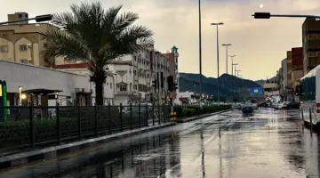 المركز الوطني للأرصاد يحذر من هطول أمطار غزيرة على المدينة المنورة