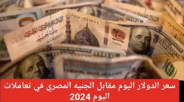 سعر الدولار اليوم مقابل الجنيه المصري اليوم الاثنين 15 أبريل 2024