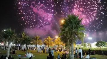موعد عروض الألعاب النارية في عيد الفطر المبارك في الرياض وجدة اليوم 10 أبريل 2024