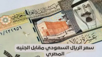 سعر الريال السعودي مقابل الجنية المصري في تعاملات اليوم الخميس 4 أبريل 2024