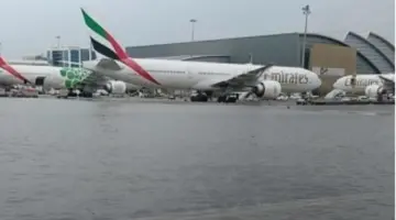 مطار دبي الدولي يقلل عدد الرحلات الجوية القادمة لمدة يومين لسوء الطقس